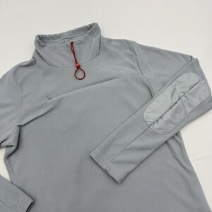 Nike ACG Thermal‎ Layer 2 Fleece Sweatshirt Womens Medium Pullover Pocket Gray